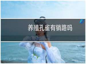 养殖孔雀有销路吗