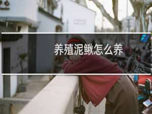 养殖泥鳅怎么养