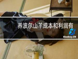 养波尔山羊成本和利润有多少