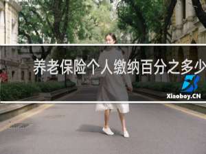 养老保险个人缴纳百分之多少