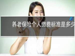 养老保险个人缴费标准是多少