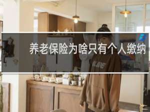 养老保险为啥只有个人缴纳