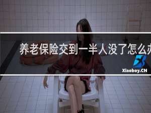 养老保险交到一半人没了怎么办