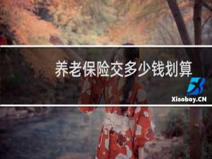养老保险交多少钱划算