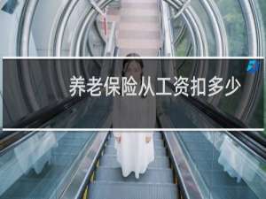 养老保险从工资扣多少