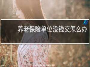 养老保险单位没钱交怎么办
