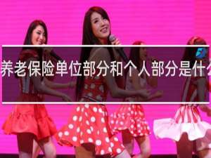 养老保险单位部分和个人部分是什么原因