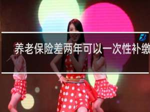 养老保险差两年可以一次性补缴吗