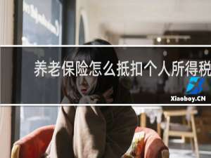 养老保险怎么抵扣个人所得税
