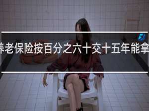 养老保险按百分之六十交十五年能拿多少钱