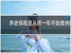 养老保险是从哪一年开始缴纳的