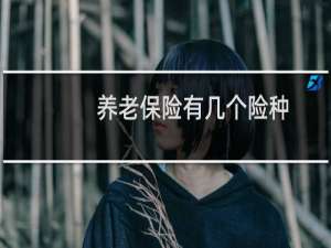 养老保险有几个险种