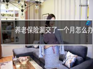 养老保险漏交了一个月怎么办
