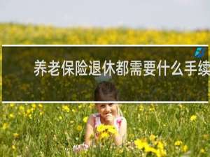 养老保险退休都需要什么手续