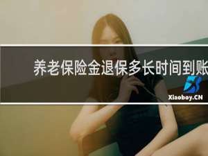 养老保险金退保多长时间到账