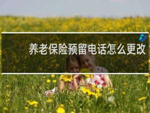 养老保险预留电话怎么更改