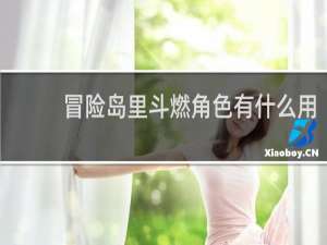 冒险岛里斗燃角色有什么用
