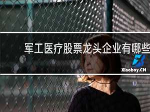 军工医疗股票龙头企业有哪些
