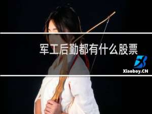 军工后勤都有什么股票