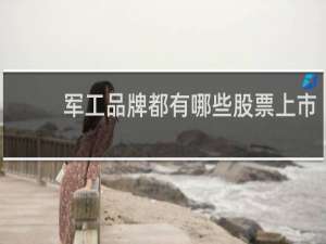 军工品牌都有哪些股票上市