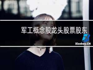 军工概念股龙头股票股东