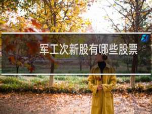 军工次新股有哪些股票