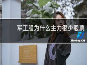 军工股为什么主力很少股票
