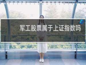 军工股票属于上证指数吗