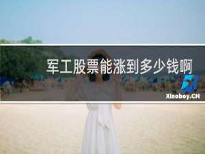 军工股票能涨到多少钱啊