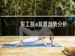 军工股a股票趋势分析