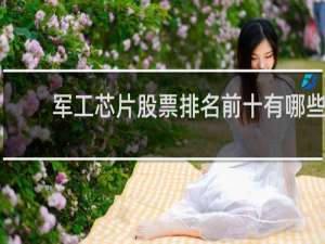 军工芯片股票排名前十有哪些