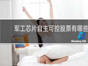 军工芯片自主可控股票有哪些