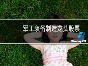 军工装备制造龙头股票