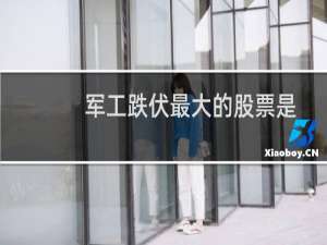 军工跌伏最大的股票是