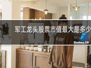 军工龙头股票市值最大是多少
