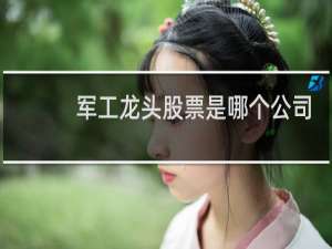 军工龙头股票是哪个公司