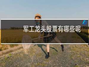 军工龙头股票有哪些呢