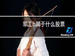 军工b属于什么股票
