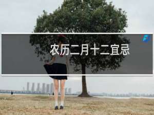 农历二月十二宜忌