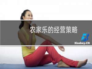 农家乐的经营策略