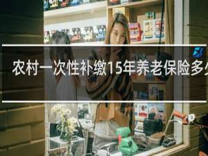 农村一次性补缴15年养老保险多少钱