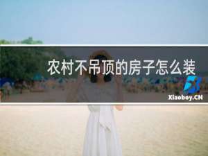 农村不吊顶的房子怎么装修好看