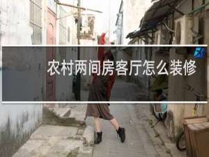 农村两间房客厅怎么装修
