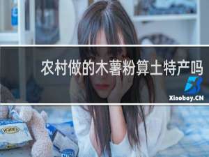 农村做的木薯粉算土特产吗
