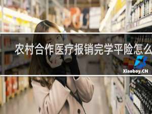 农村合作医疗报销完学平险怎么报
