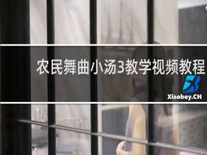 农民舞曲小汤3教学视频教程