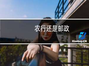 农行还是邮政