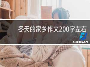 冬天的家乡作文200字左右