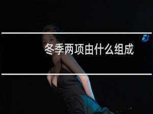 冬季两项由什么组成