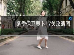 冬季保卫萝卜17关攻略图